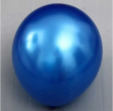 30–100PCS Pearl Balloons – White, Pink, Blue, Silver, Purple