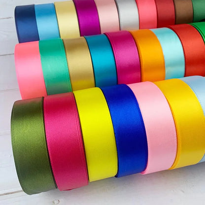 Satin ribbons 25 Yards/Roll