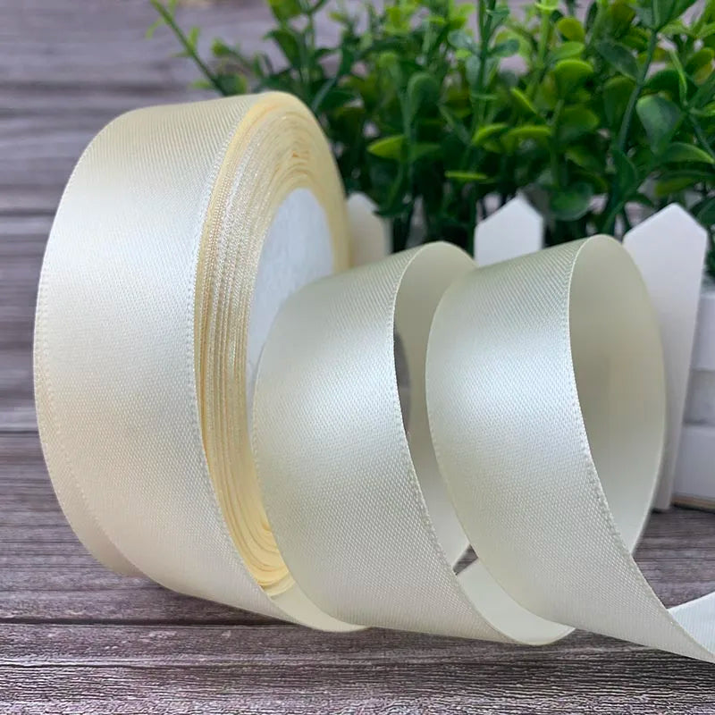 Satin ribbons 25 Yards/Roll
