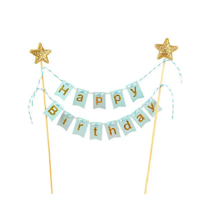 Smiling Face Cloud Rainbow Cake opper decoratings