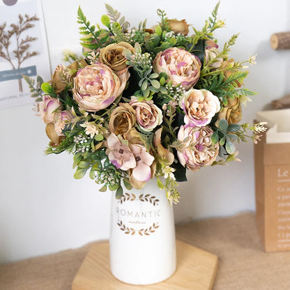 Silk Artificial rose flowers