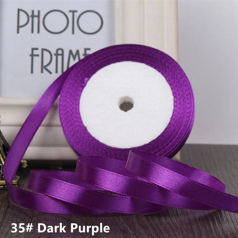 25Yards/Roll Grosgrain Satin ribbons  wide6mm-50mm