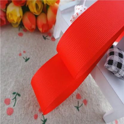 Solid color grosgrain 1-1/2" 38MM/25MM 10Yards Ribbons
