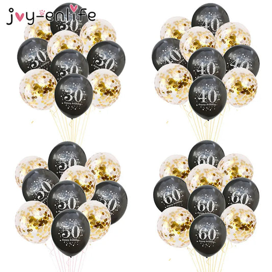 10pcs Confetti 12inch Latex balloons