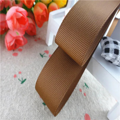 Solid color grosgrain 1-1/2" 38MM/25MM 10Yards Ribbons