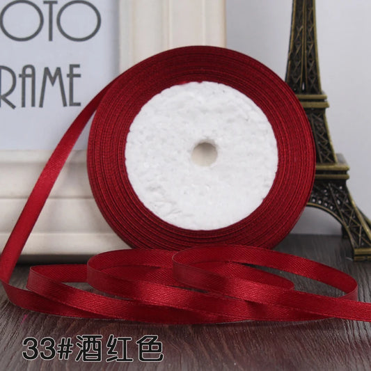 6MM Silk Satin ribbon  (22M)