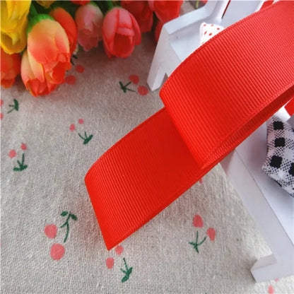 Solid color grosgrain 1-1/2" 38MM/25MM 10Yards Ribbons