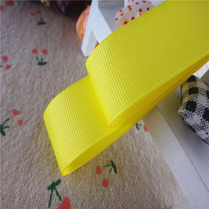 Solid color grosgrain 1-1/2" 38MM/25MM 10Yards Ribbons