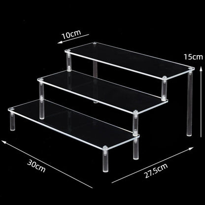1-5 Tier Clear Acrylic Display Stand