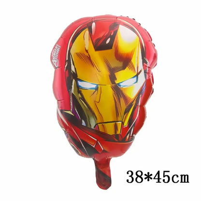 3D Superhero Foil Balloons – Spiderman & Iron Man