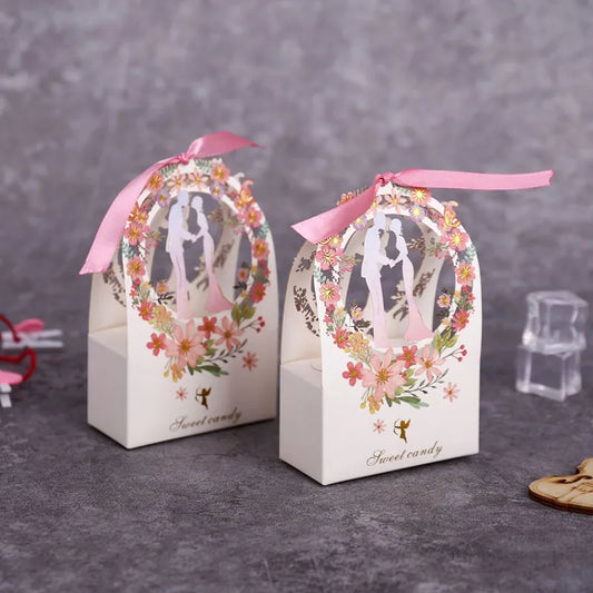 Small gift box for wedding sweet candy 10/20/50pcs