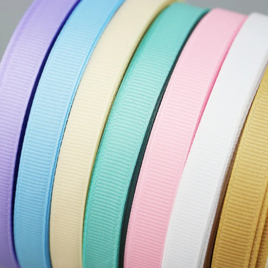 Grosgrain fabric ribbon gift wrap (25 yards/roll) 10mm