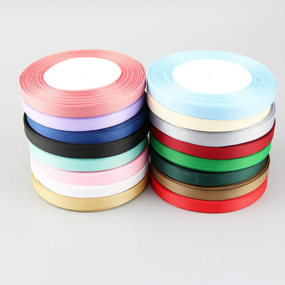 Grosgrain fabric ribbon gift wrap (25 yards/roll) 10mm