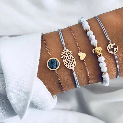 Handmade weave long  bracelet