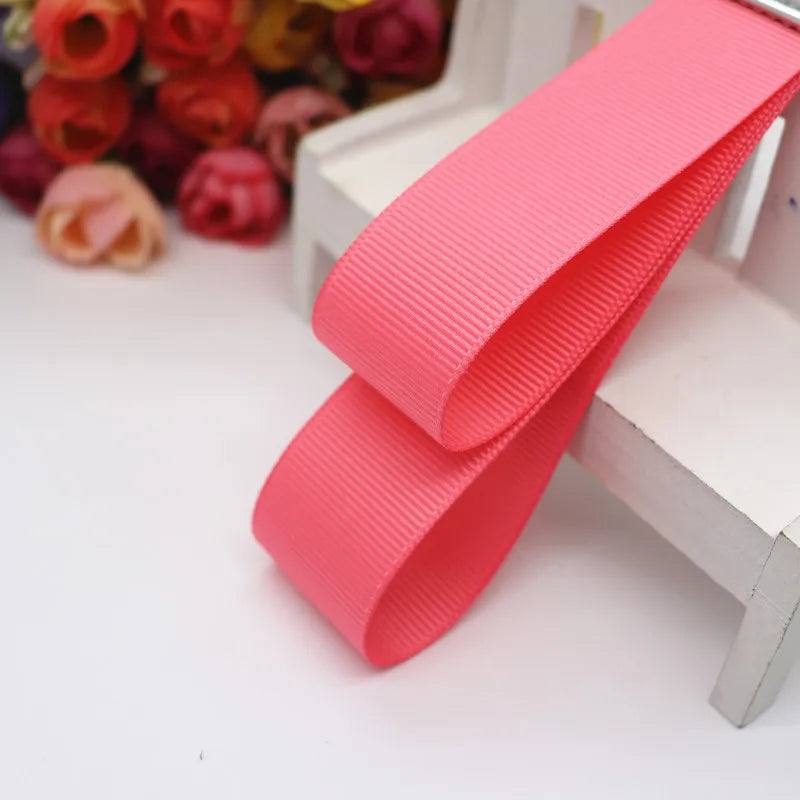Solid color grosgrain 1-1/2" 38MM/25MM 10Yards Ribbons