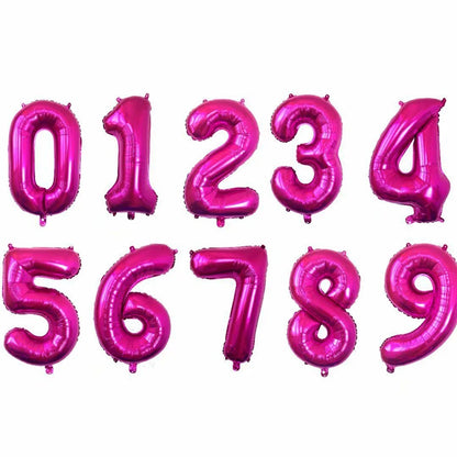 Number Foil  balloons 16/32 inch   Party Decoration