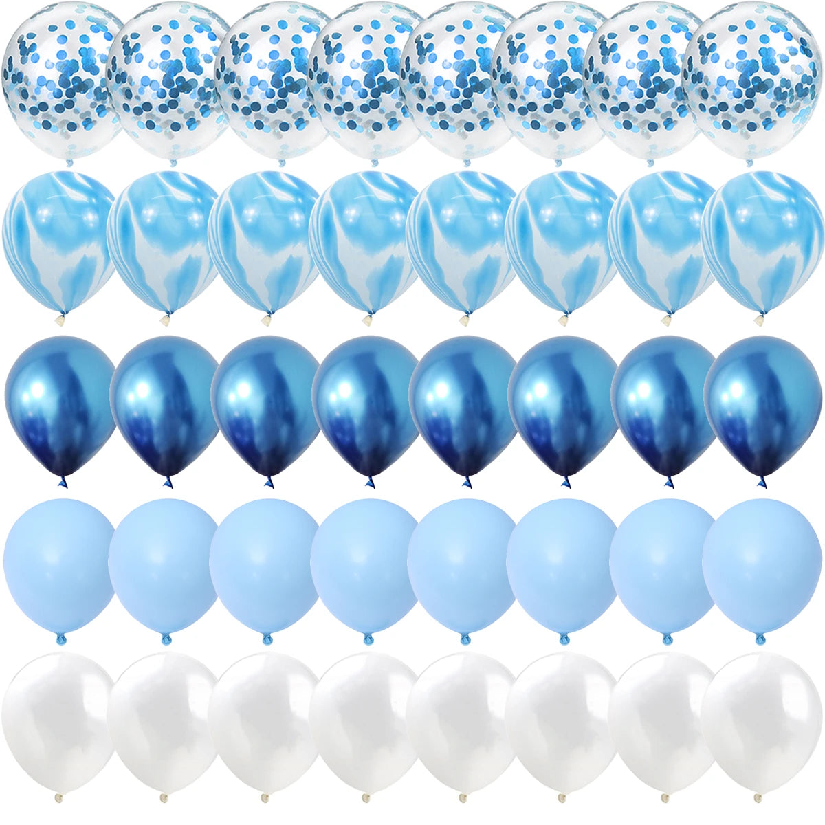 Agate Marble Balloons 40 Pcs