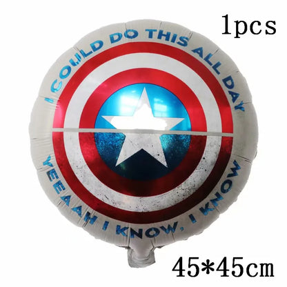 3D Superhero Foil Balloons – Spiderman & Iron Man