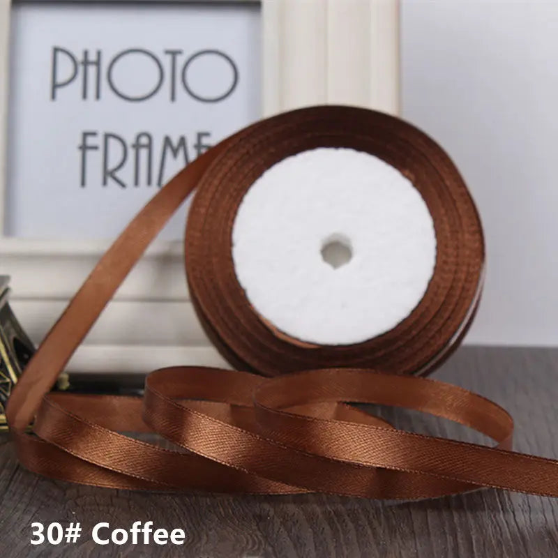 25Yards/Roll Grosgrain Satin ribbons  wide6mm-50mm