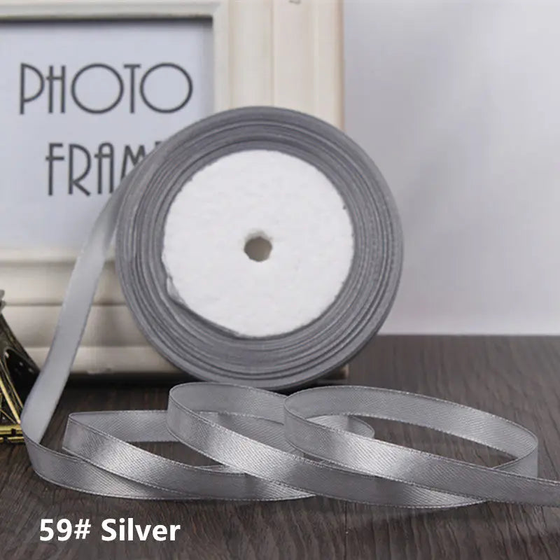 25Yards/Roll Grosgrain Satin ribbons  wide6mm-50mm