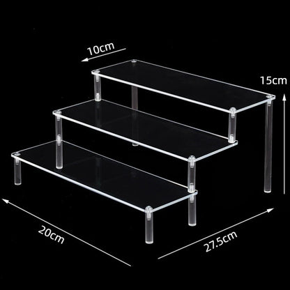 1-5 Tier Clear Acrylic Display Stand