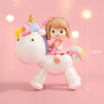 Unicorn cake topper decor