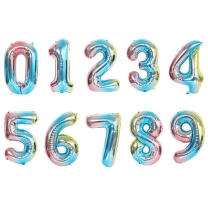 Number Foil  balloons 16/32 inch   Party Decoration