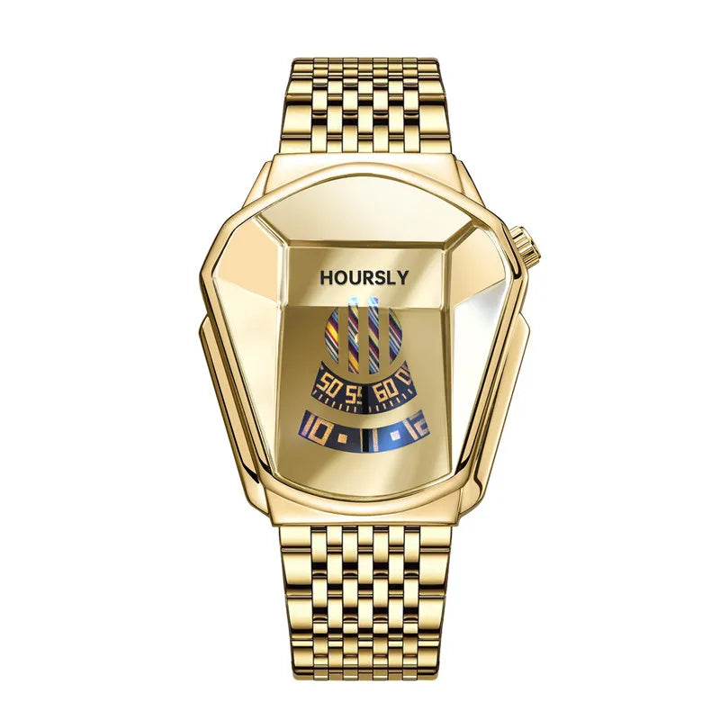 Hoursly brand technology fashion Quartz luxury watch for men
