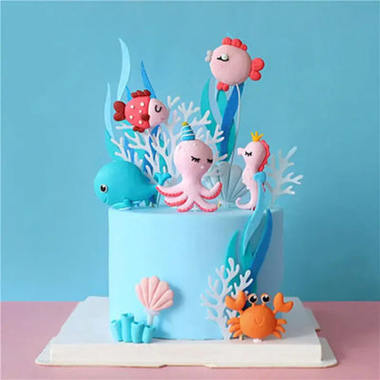 Sea Fish cake topper Decor