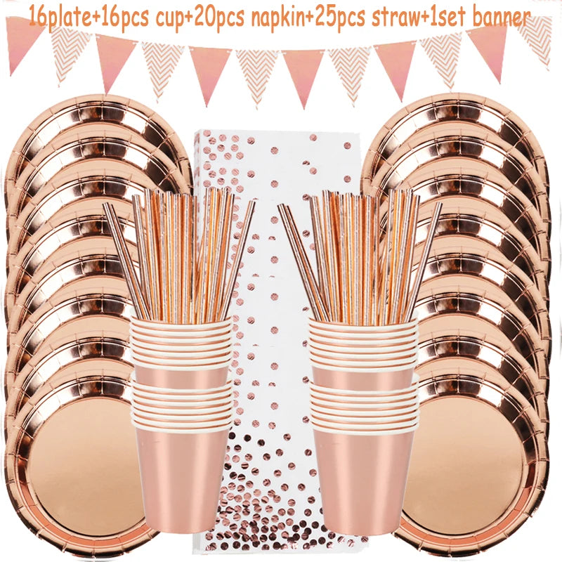 Decorations Rose Gold