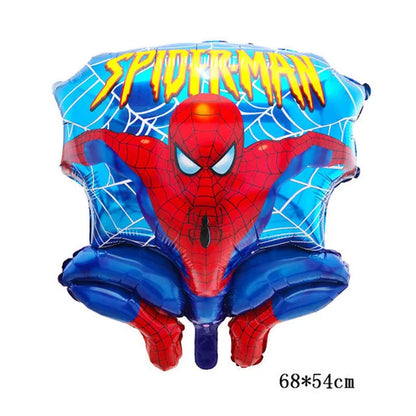 3D Superhero Foil Balloons – Spiderman & Iron Man