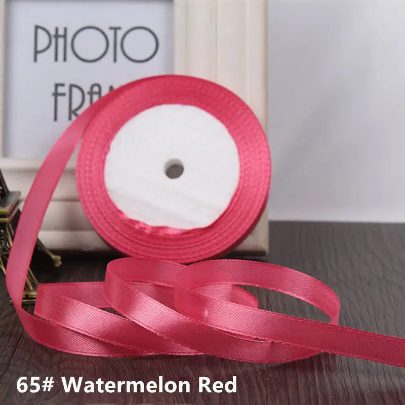 25Yards/Roll Grosgrain Satin ribbons  wide6mm-50mm