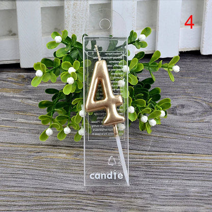 1Pcs number cake topper candles