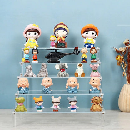 1-5 Tier Clear Acrylic Display Stand
