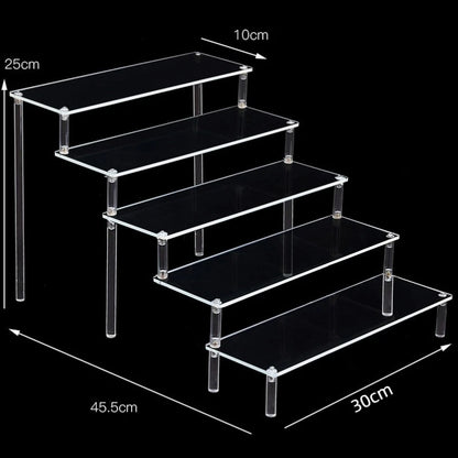 1-5 Tier Clear Acrylic Display Stand