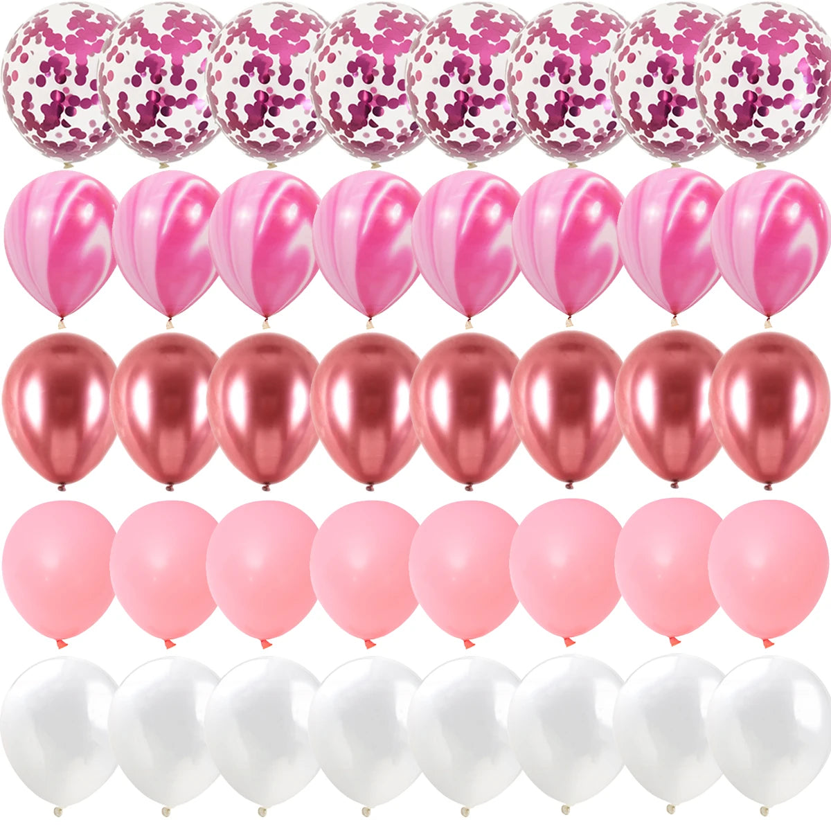 Agate Marble Balloons 40 Pcs