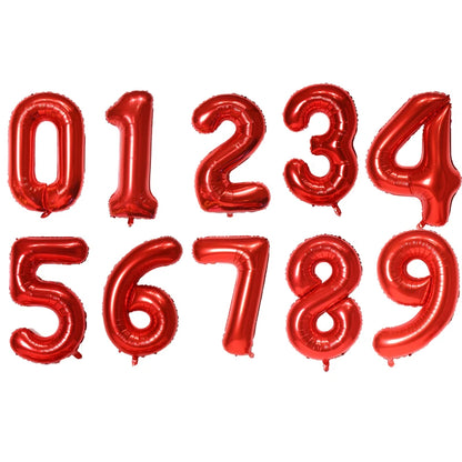 Number Foil  balloons 16/32 inch   Party Decoration