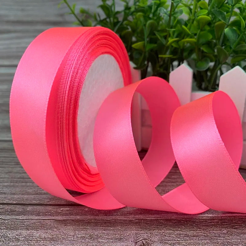 Satin ribbons 25 Yards/Roll