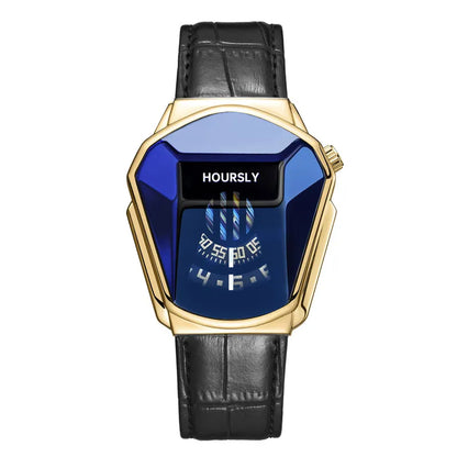 Hoursly brand technology fashion Quartz luxury watch for men