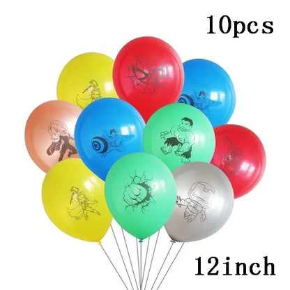 3D Superhero Foil Balloons – Spiderman & Iron Man
