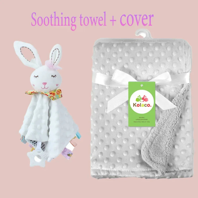 Personalized name baby blankets , stroller , sleeping dolls