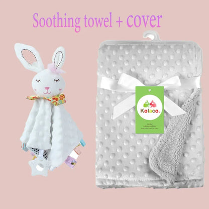 Personalized name baby blankets , stroller , sleeping dolls