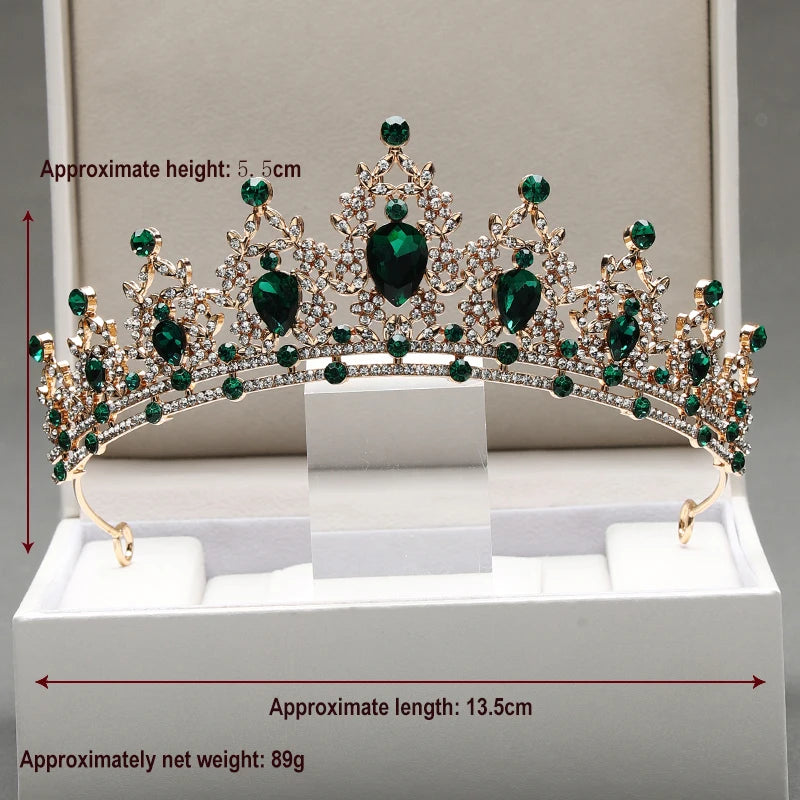 Zitania bridal  pink-colour lady crown