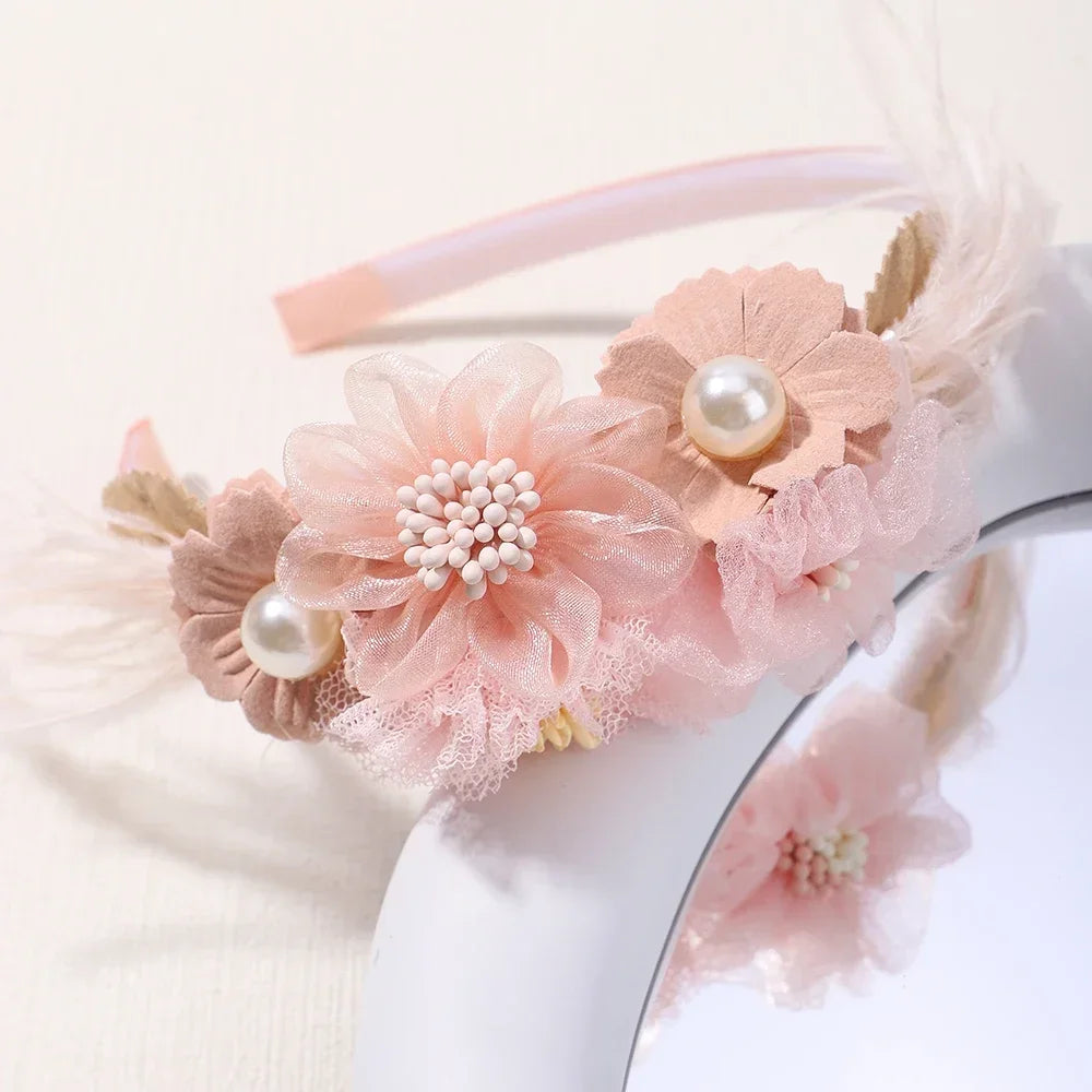 Handmade Flower Hair Hoop