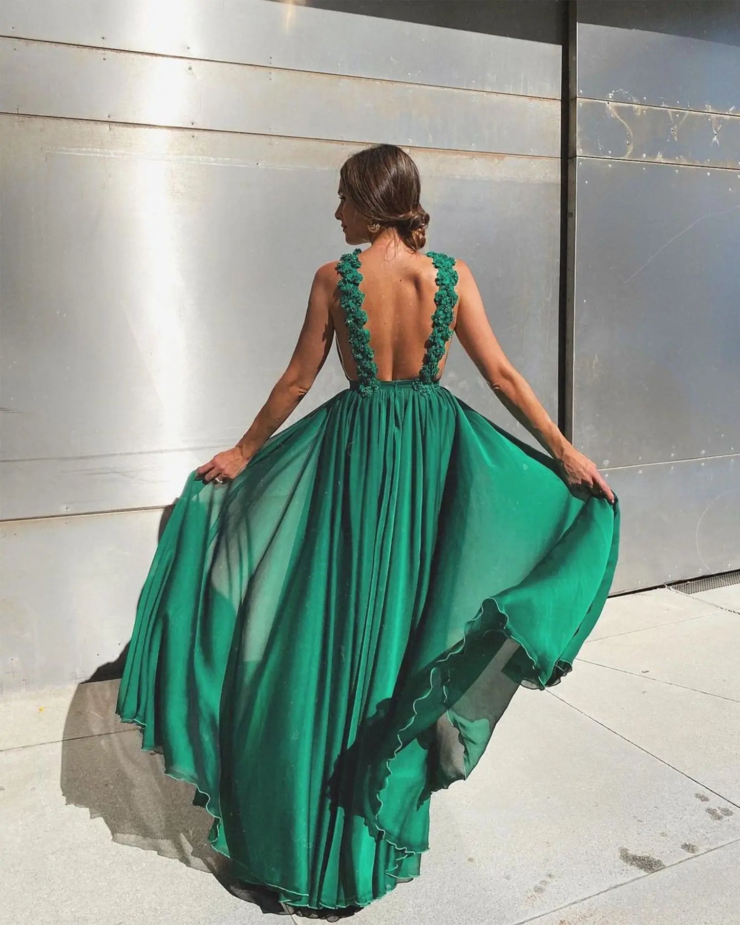 Violet Evening Dress