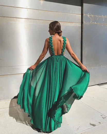 Violet Evening Dress