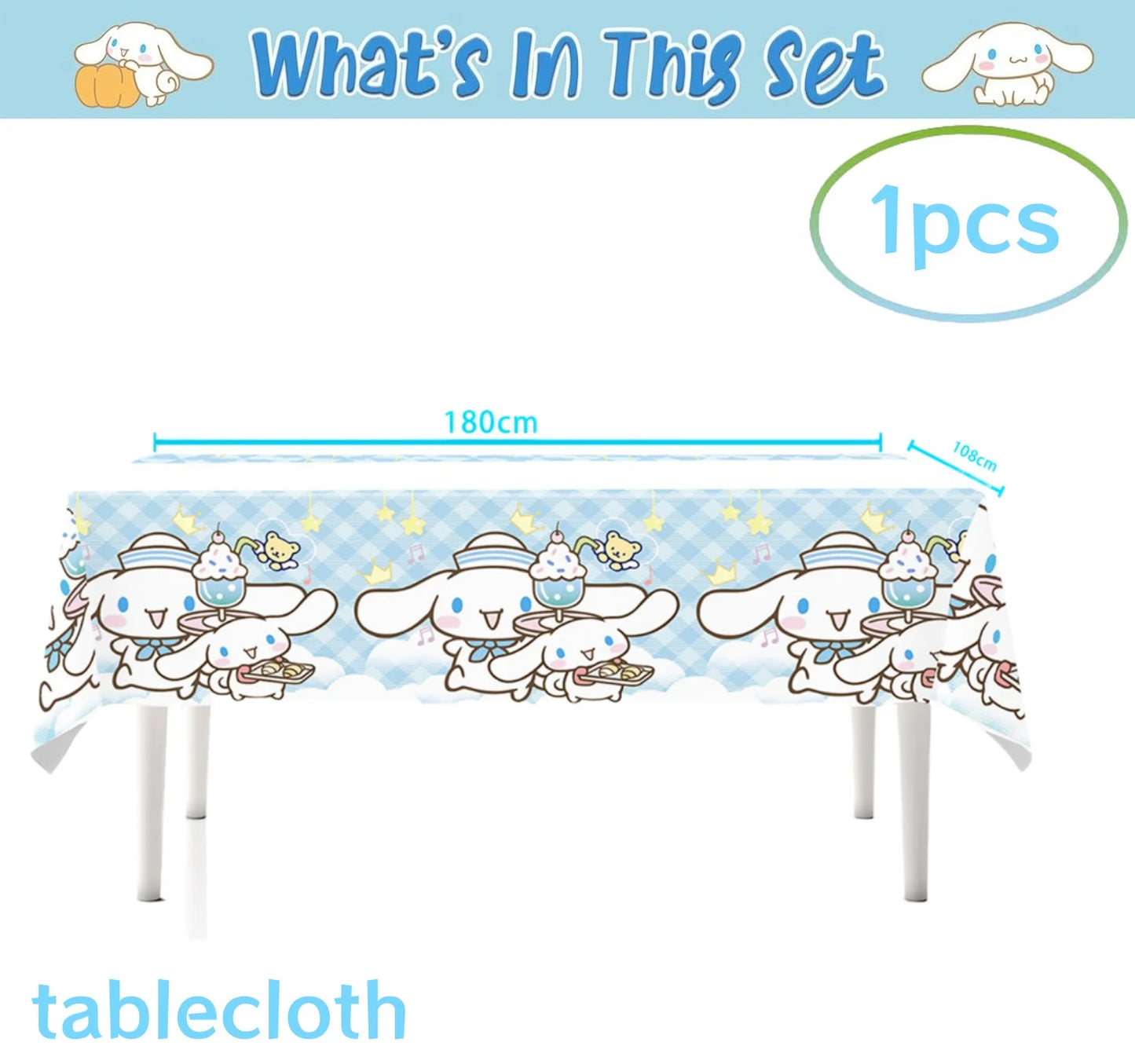 Cinnamon party decorations kit