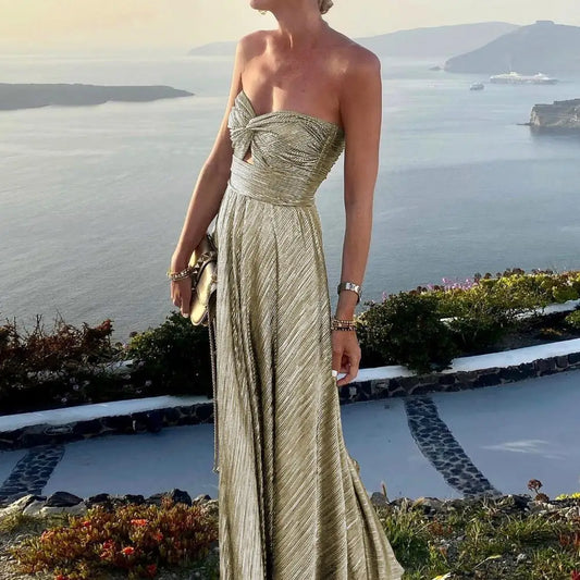Silvia Strapless Knot Dress