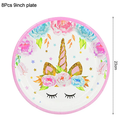 Rainbow Unicorn Balloon 32 inch 1Set