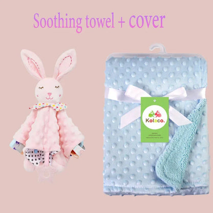 Personalized name baby blankets , stroller , sleeping dolls